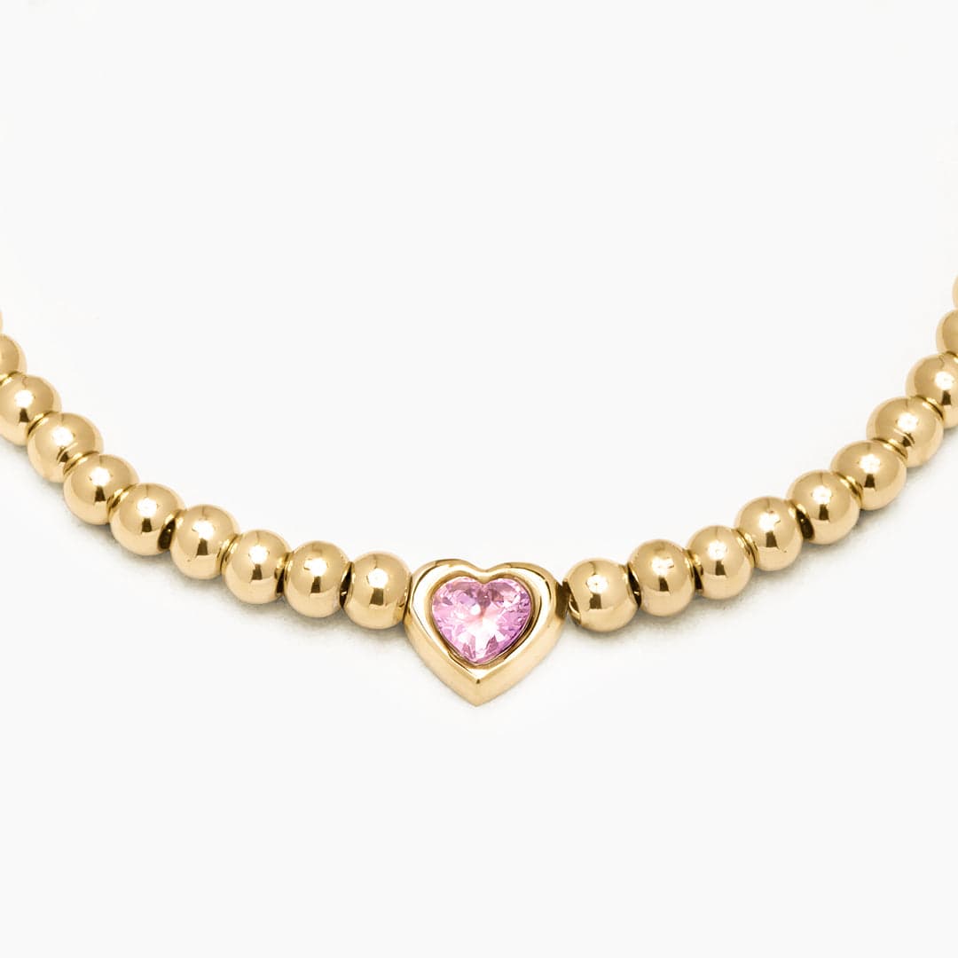 PULSERA CUORE PINK - WATERPROOF