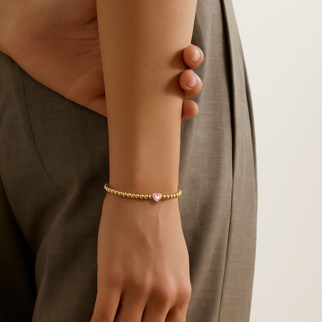 PULSERA CUORE PINK - WATERPROOF