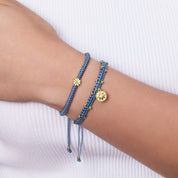 PULSERA MARGARITA - AZUL ACERO
