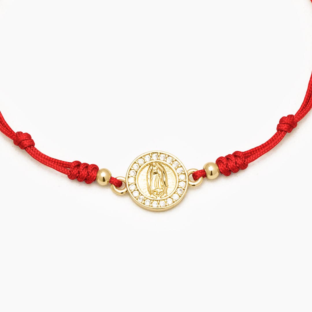 PULSERA HILO GUADALUPE - RED