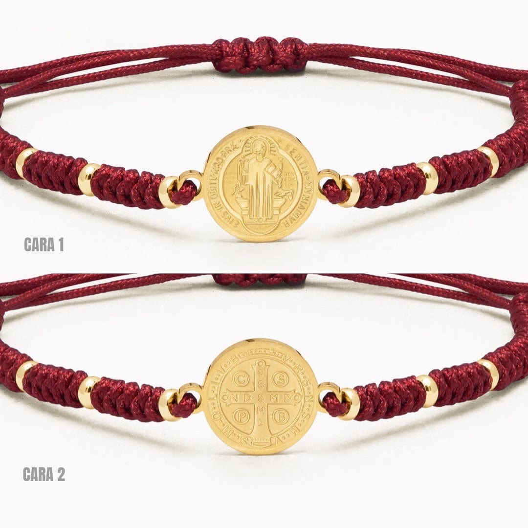 PULSERA HILO SAN BENITO - BORGOÑA