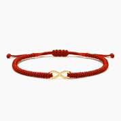 PULSERA HILO INFINIDAD - RED - HOMBRE