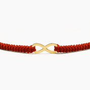 PULSERA HILO INFINIDAD - RED - HOMBRE