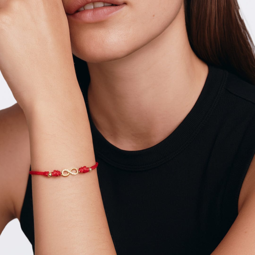 PULSERA HILO INFINITO - RED