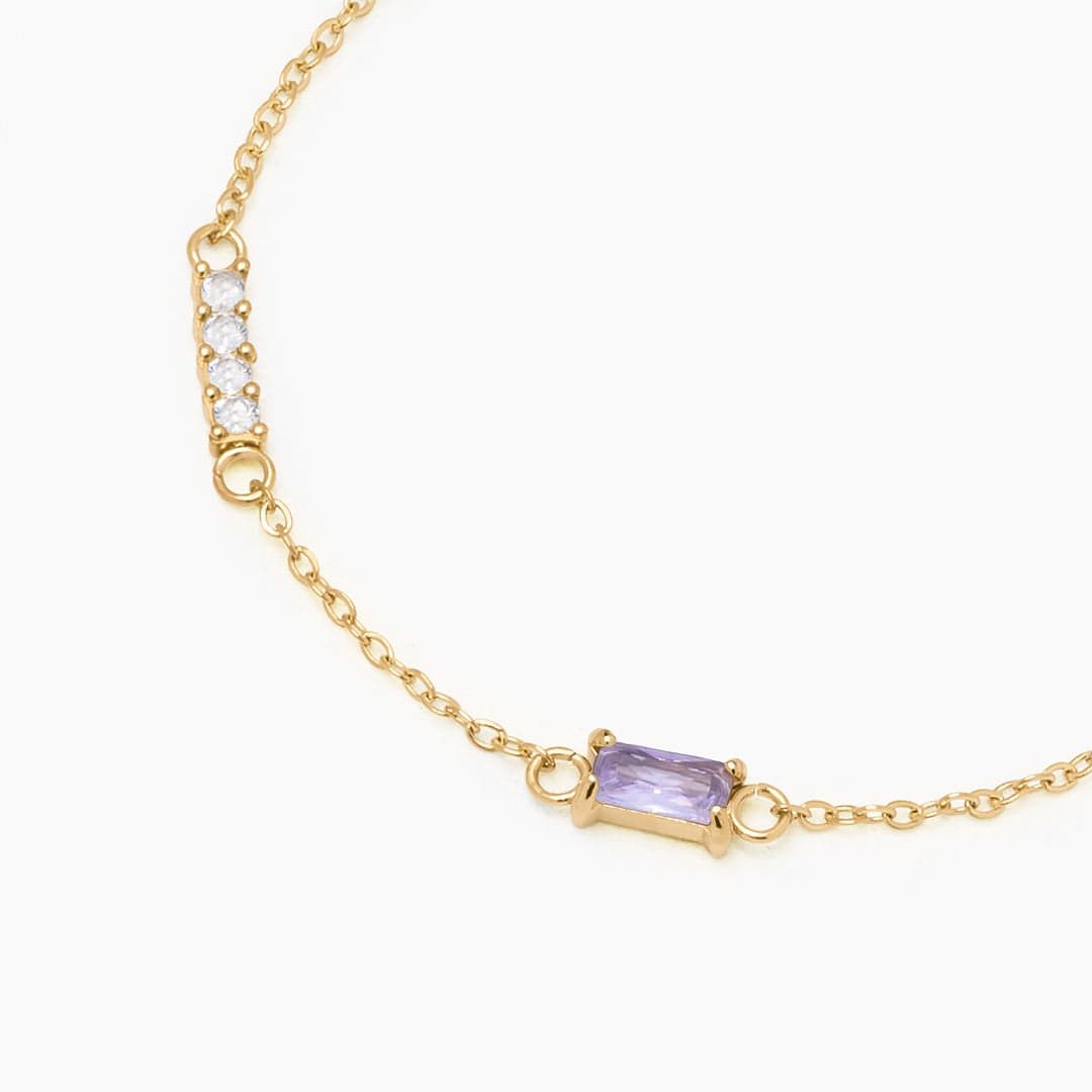 PULSERA LUBA LILA- WATERPROOF