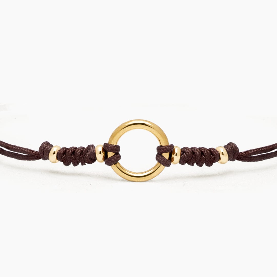 PULSERA HILO DHARMA - MARRON