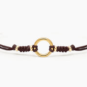 PULSERA HILO DHARMA - MARRON