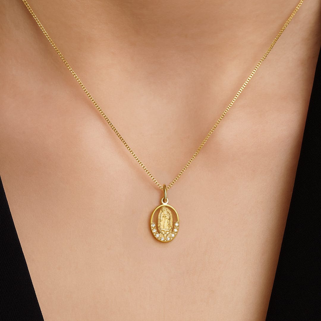 COLLAR VIRGEN DE GUADALUPE GOLD