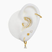 BORA PIERCING TITANIO GOLD 1.0x10mm LABRET - WATERPROOF