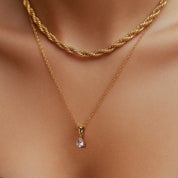 COLLAR PAULA WHITE SMALL - WATERPROOF