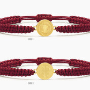 PULSERA HILO SAN BENITO - BORGOÑA - HOMBRE