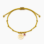 PULSERA HILO SONRIE Y BRILLA - VERDE OASIS