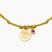 PULSERA HILO SONRIE Y BRILLA - VERDE OASIS