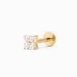 ZOE PIERCING TITANIO - GOLD - WATERPROOF