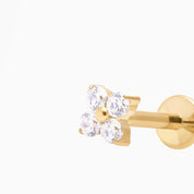 ZOE PIERCING TITANIO - GOLD - WATERPROOF