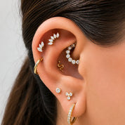 TANA PIERCING TITANIO - GOLD - WATERPROOF