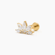 ALMUDENA PIERCING TITANIO - GOLD - WATERPROOF