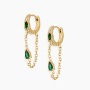 ARGOLLAS ARETES ZAZA VERDE - WATERPROOF