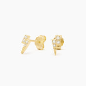 ARETES BABY RAY GOLD PLATA925