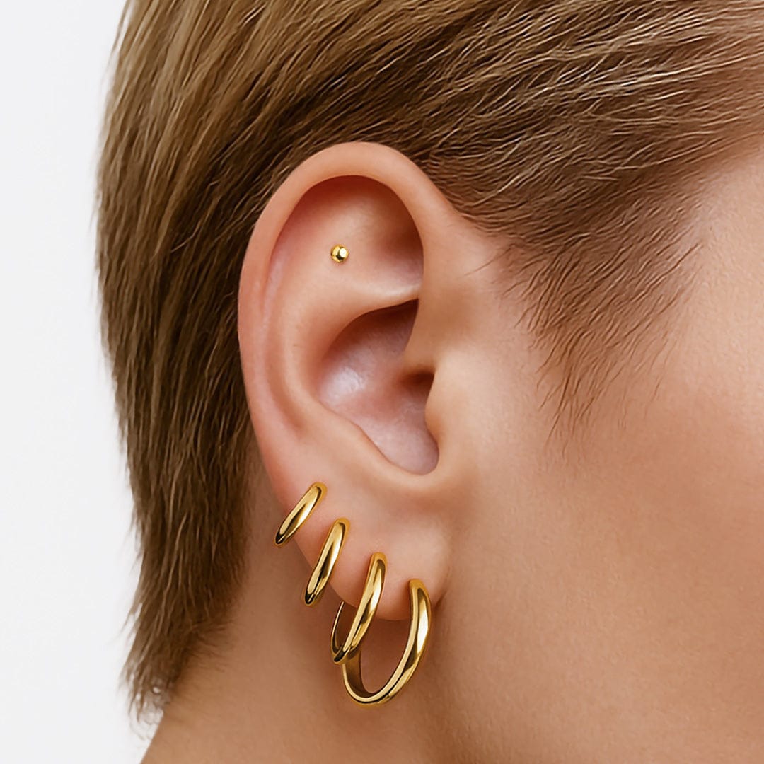 BALL PIERCING TITANIO GOLD 3mm - WATERPROOF