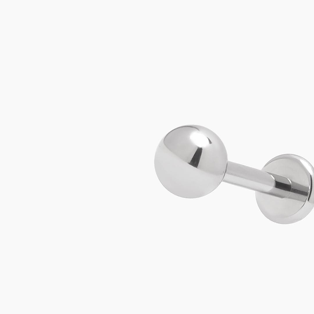 PIERCING BALL TITANIO SILVER -  WATERPROOF