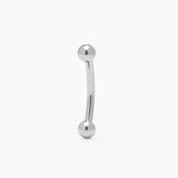 BALL PIERCING TITANIO SILVER - BARBELL CURVO 10MM