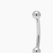 BALL PIERCING TITANIO SILVER - BARBELL CURVO 10MM