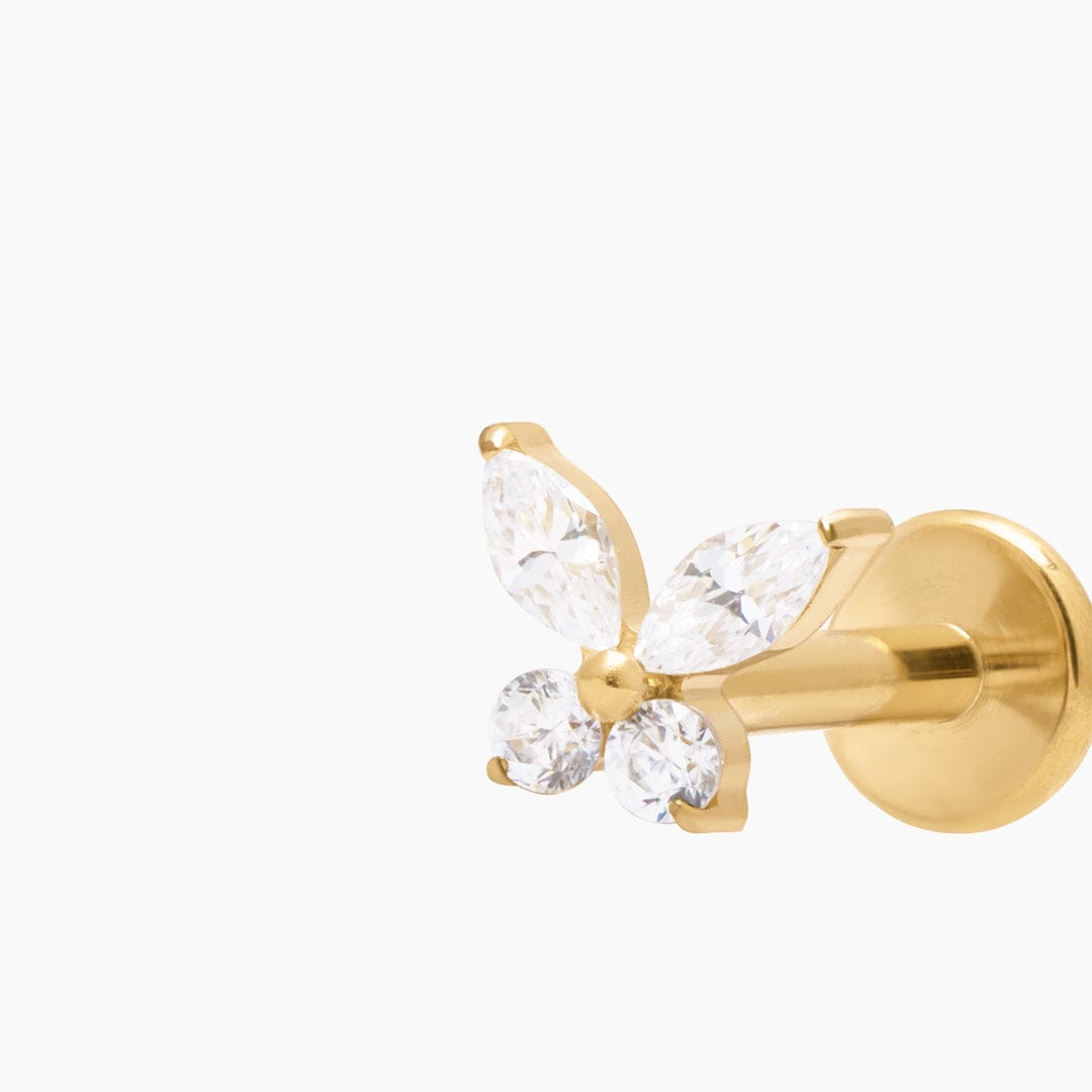 BINDI PIERCING TITANIO - GOLD - WATERPROOF