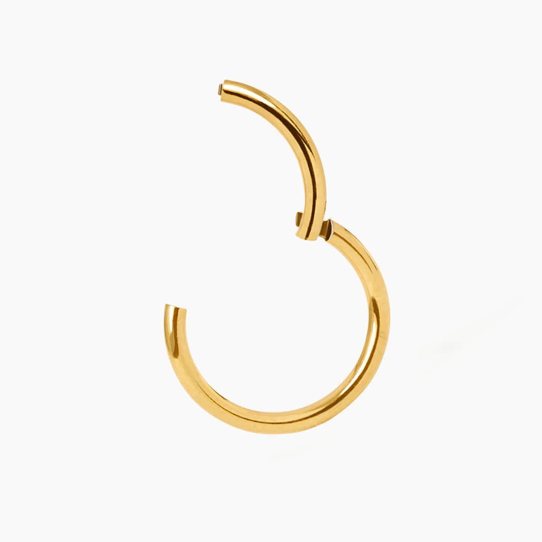 BORA PIERCING TITANIO GOLD 10mm - WATERPROOF