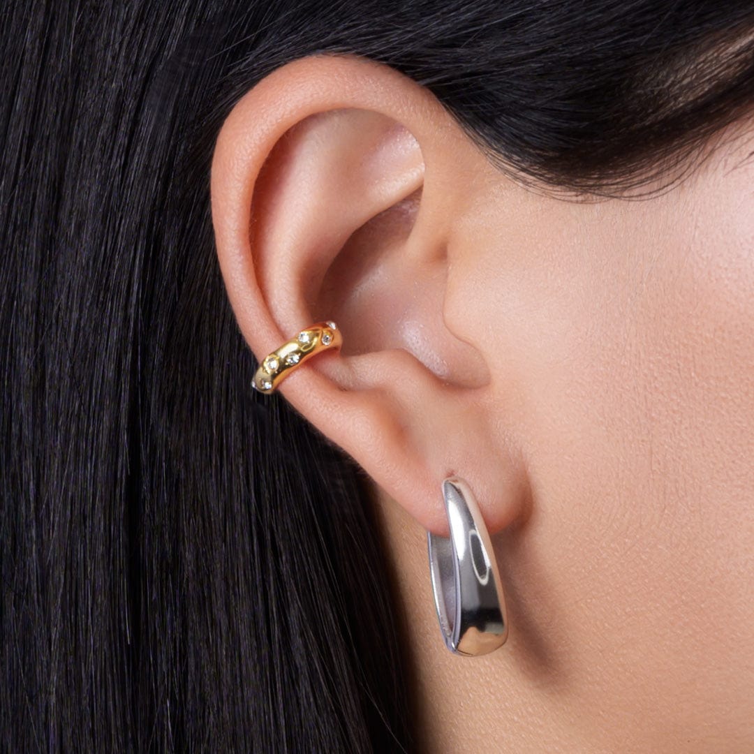 CLARA EAR CUFF GOLD - WATERPROOF