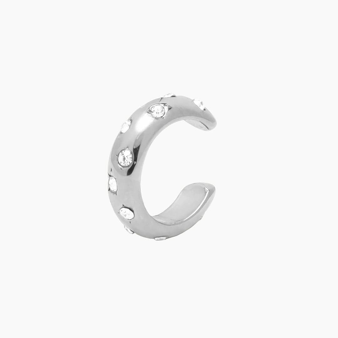 CLARA EAR CUFF SILVER - WATERPROOF