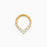 LIA PIERCING TITANIO GOLD 8mm - WATERPROOF