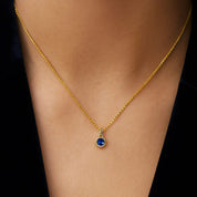 COLLAR MALVA - AZUL