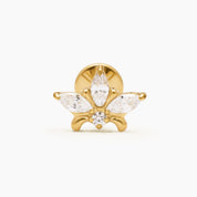 CORONA PIERCING TITANIO - GOLD - WATERPROOF