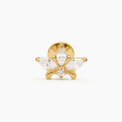 CORONA PIERCING TITANIO - GOLD - WATERPROOF