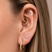GRECIA PIERCING TITANIO GOLD 8mm - WATERPROOF
