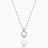 COLLAR CUORE SILVER - WATERPROOF