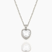COLLAR CUORE SILVER - WATERPROOF