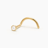 DALIA NOSTRIL PIERCING TITANIO GOLD - WATERPROOF