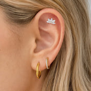 DEVIKA PIERCING TITANIO GOLD 8mm- WATERPROOF