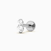 DUALIS PIERCING TITANIO - SILVER - WATERPROOF