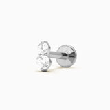 DUALIS PIERCING TITANIO - SILVER - WATERPROOF