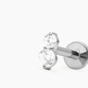 DUALIS PIERCING TITANIO - SILVER - WATERPROOF