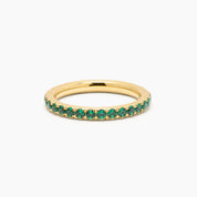ANILLO PROMESA FADIA VERDE ESMERALDA - WATERPROOF