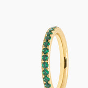 ANILLO PROMESA FADIA VERDE ESMERALDA - WATERPROOF
