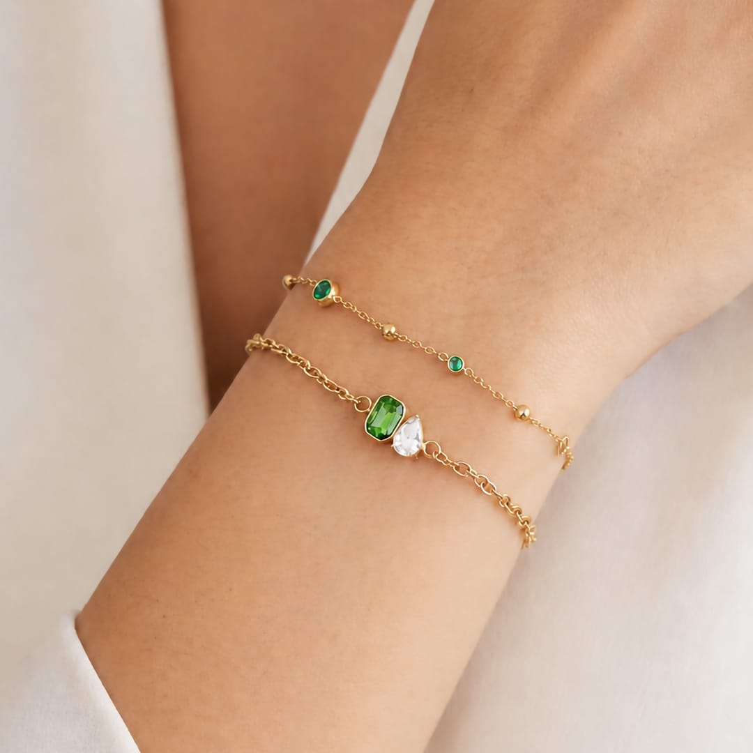 PULSERA FELICIA VERDE NEW - WATERPROOF