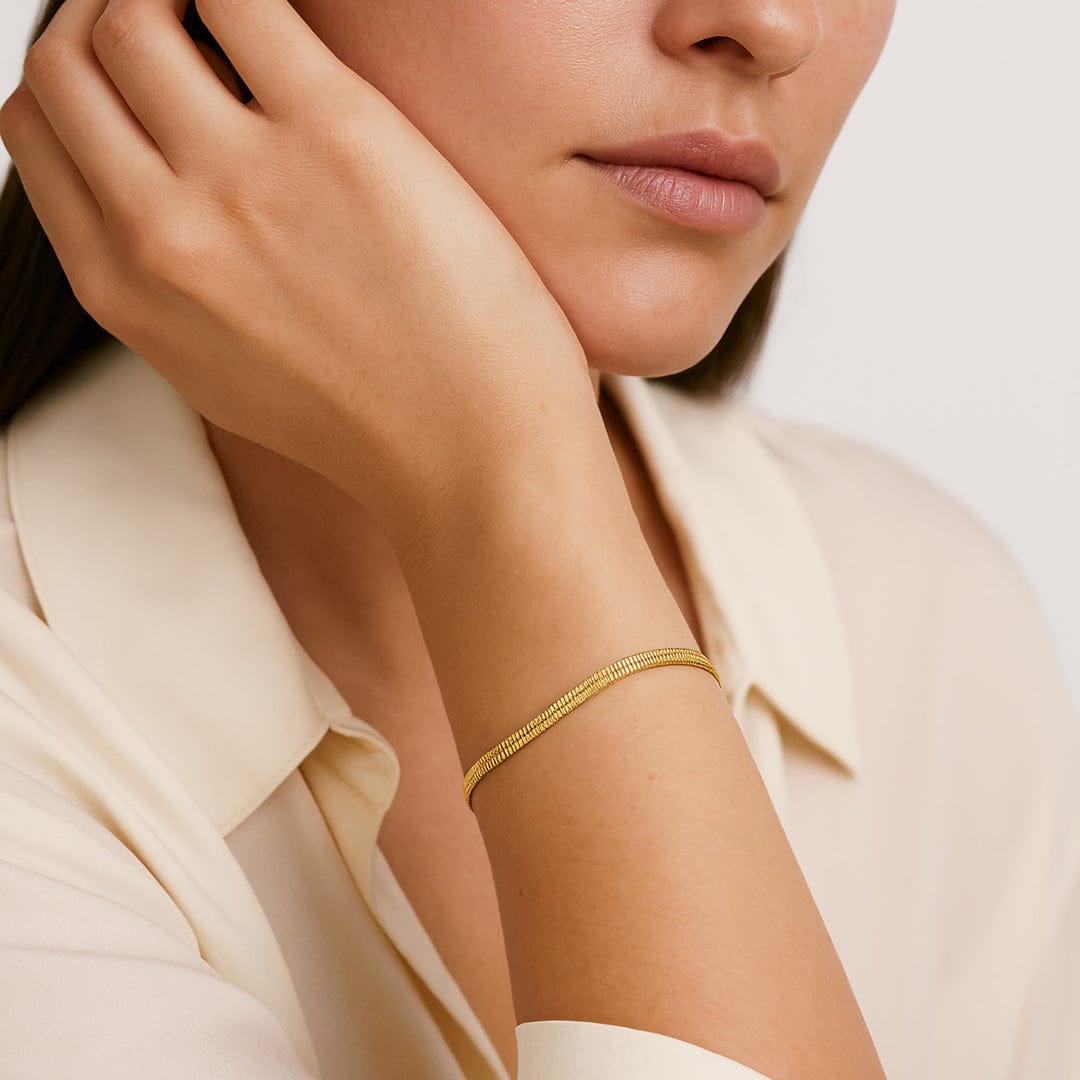 PULSERA FLAT SNAKE - WATERPROOF