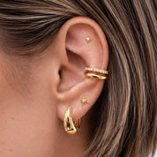 FUGAZ PIERCING TITANIO - GOLD - WATERPROOF