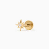 FUGAZ MINI PIERCING TITANIO - GOLD - WATERPROOF