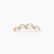 ALIZA PIERCING TITANIO - GOLD - WATERPROOF